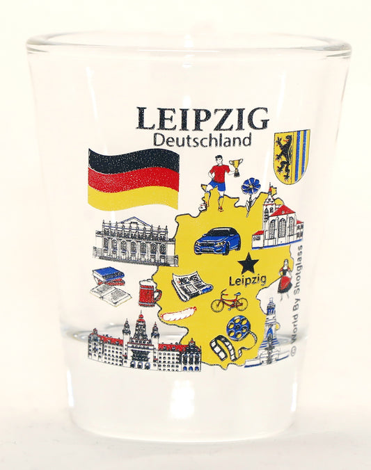Leipzig Germany Great German Cities Collection Shot Glass