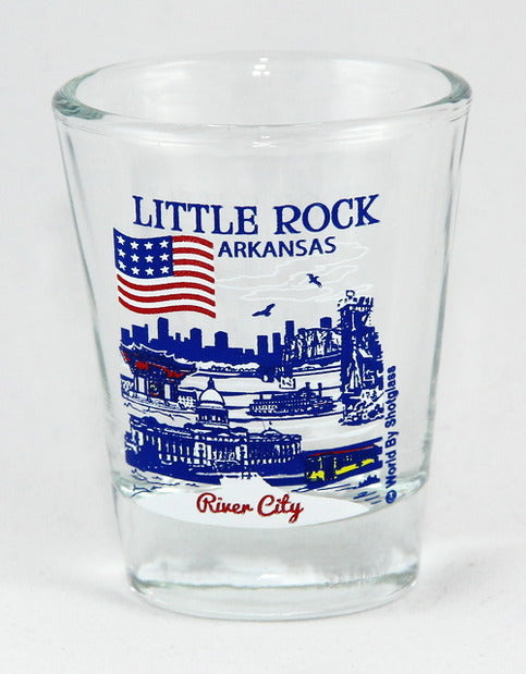 Little Rock Arkansas Great American Cities Collection Shot Glass