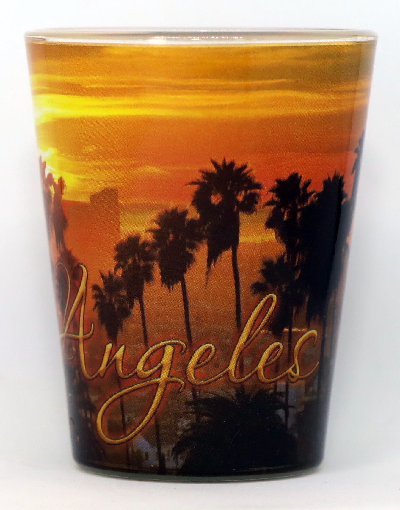 Los Angeles California City Sunset Shot Glass