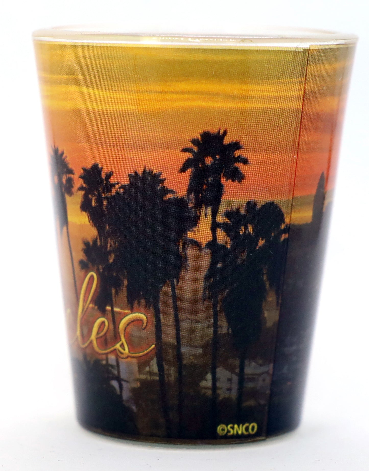 Los Angeles California City Sunset Shot Glass