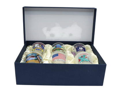 Louisiana United States USA Souvenir Boxed Shot Glass Set (Set of 6)