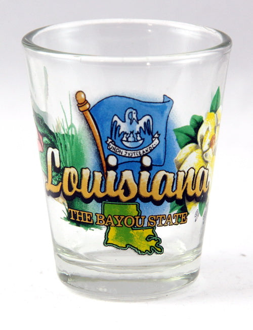 Louisiana United States USA Souvenir Boxed Shot Glass Set (Set of 6)
