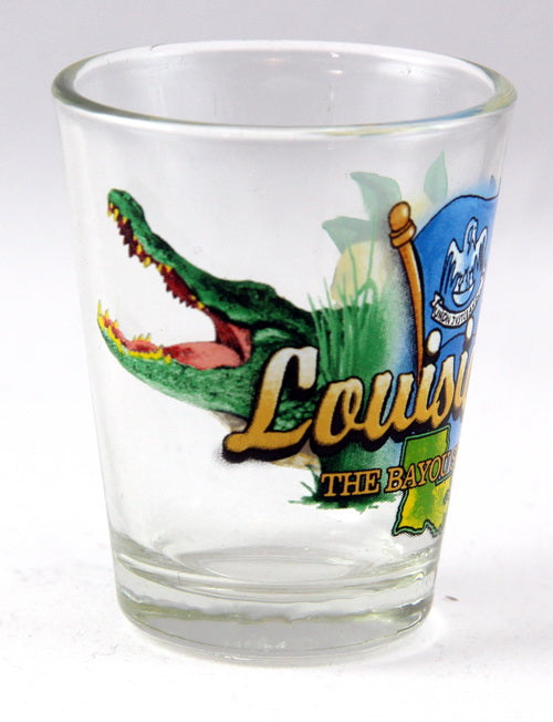 Louisiana Bayou State Elements Shot Glass