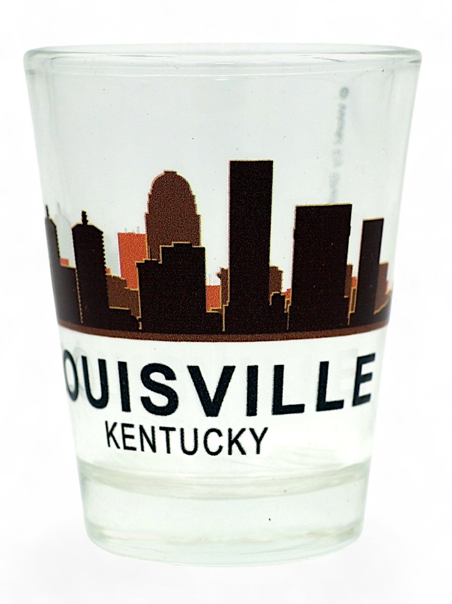 Louisville Kentucky Sunset Skyline Shot Glass