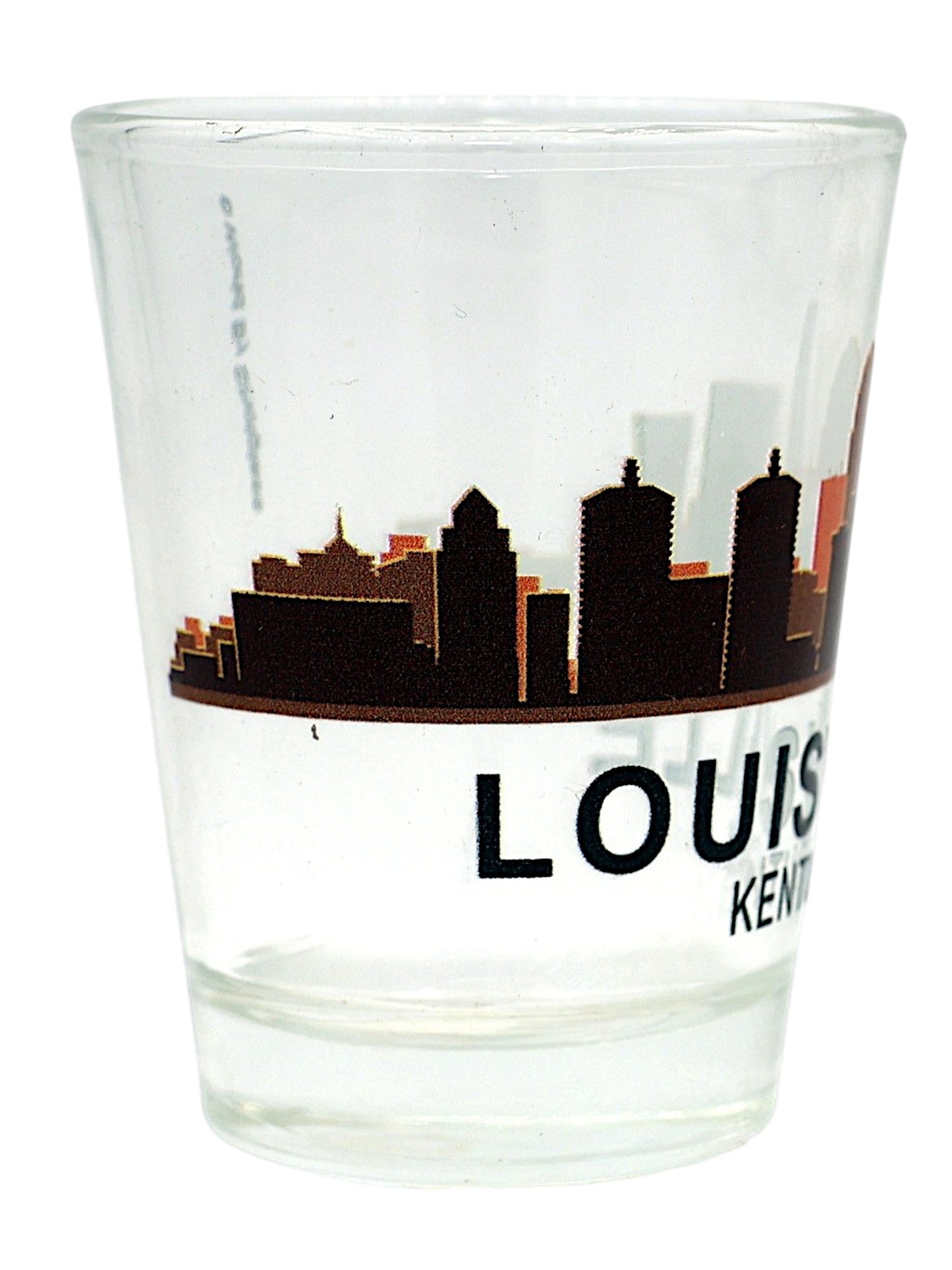 Louisville Kentucky Sunset Skyline Shot Glass