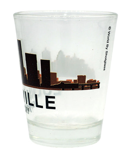 Louisville Kentucky Sunset Skyline Shot Glass