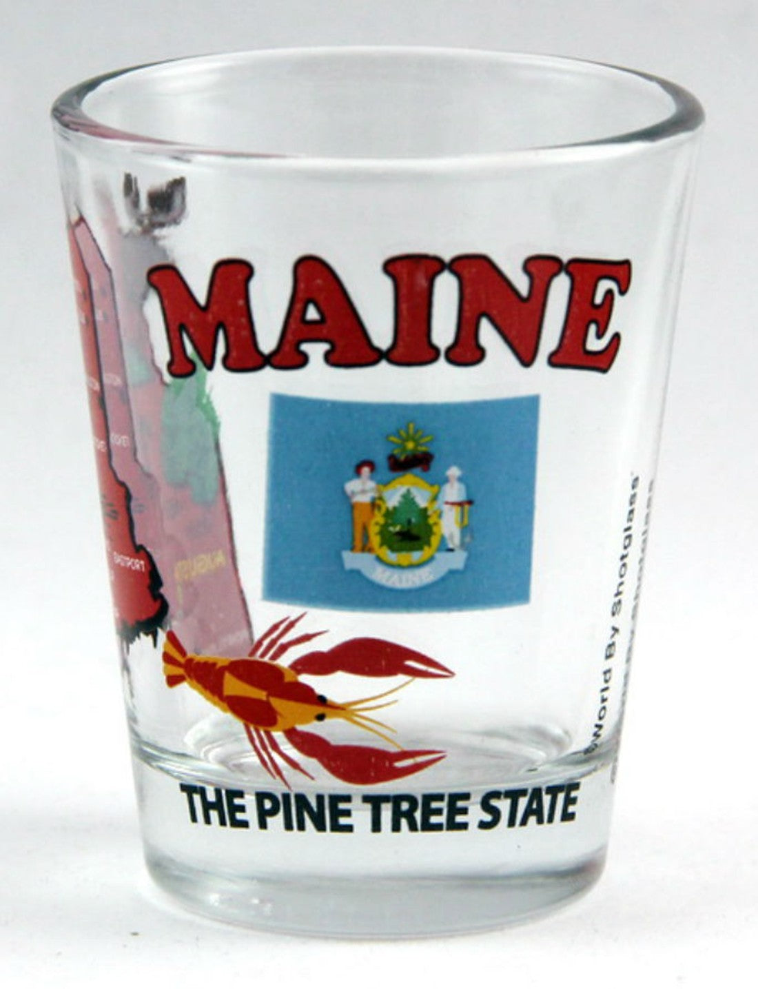 Maine United States USA Souvenir Boxed Shot Glass Set (Set of 6)