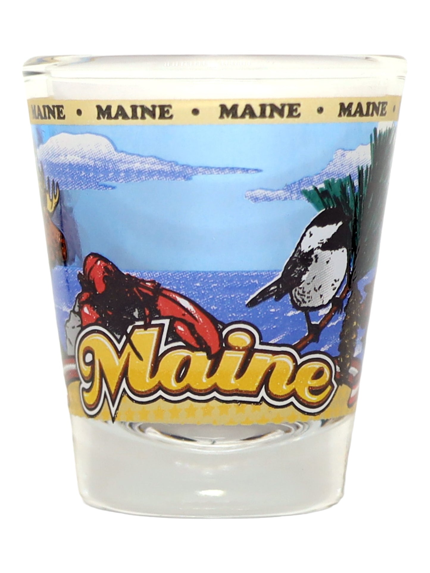 Maine United States USA Souvenir Boxed Shot Glass Set (Set of 6)