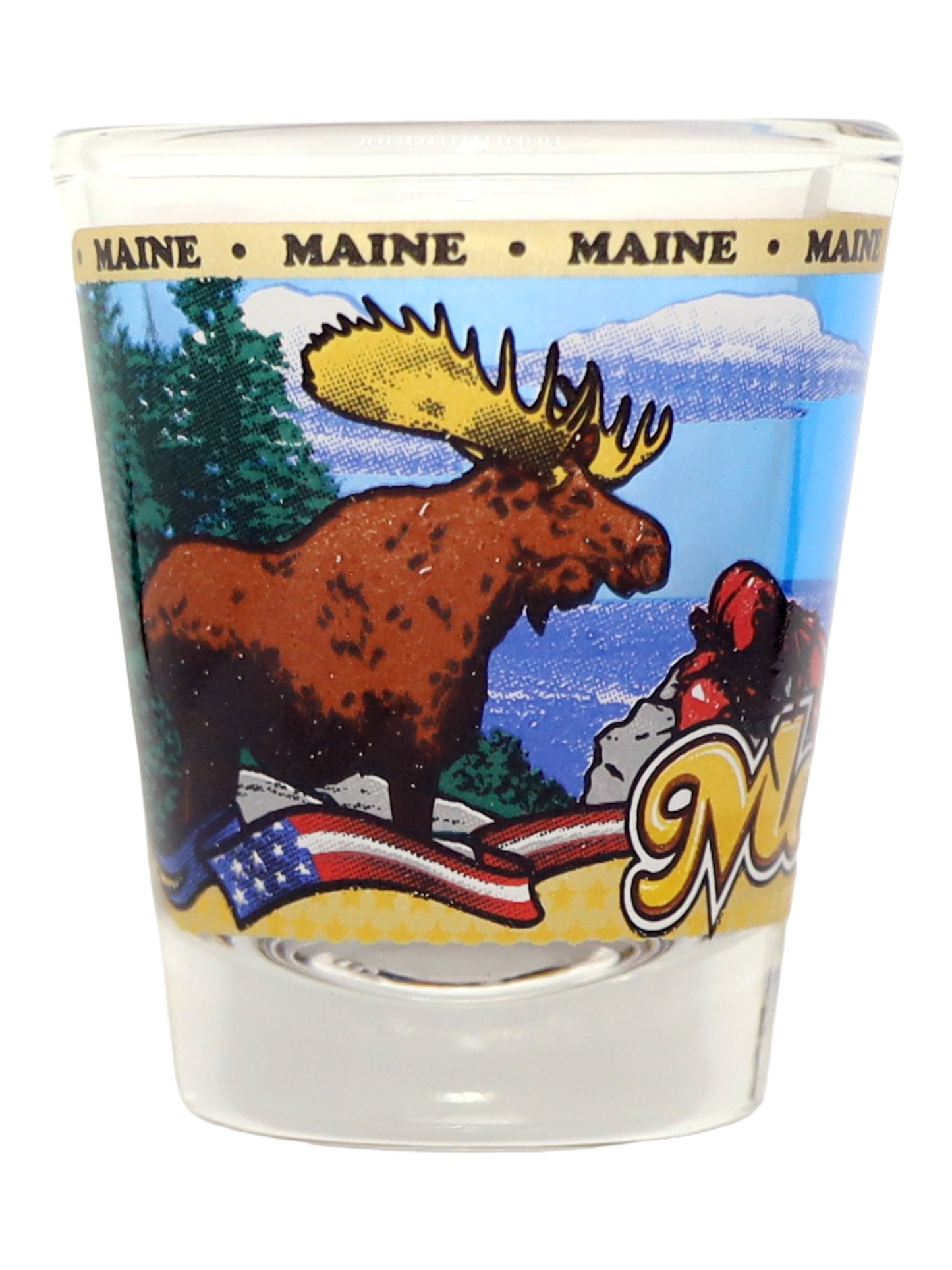 Maine State Wraparound Shot Glass
