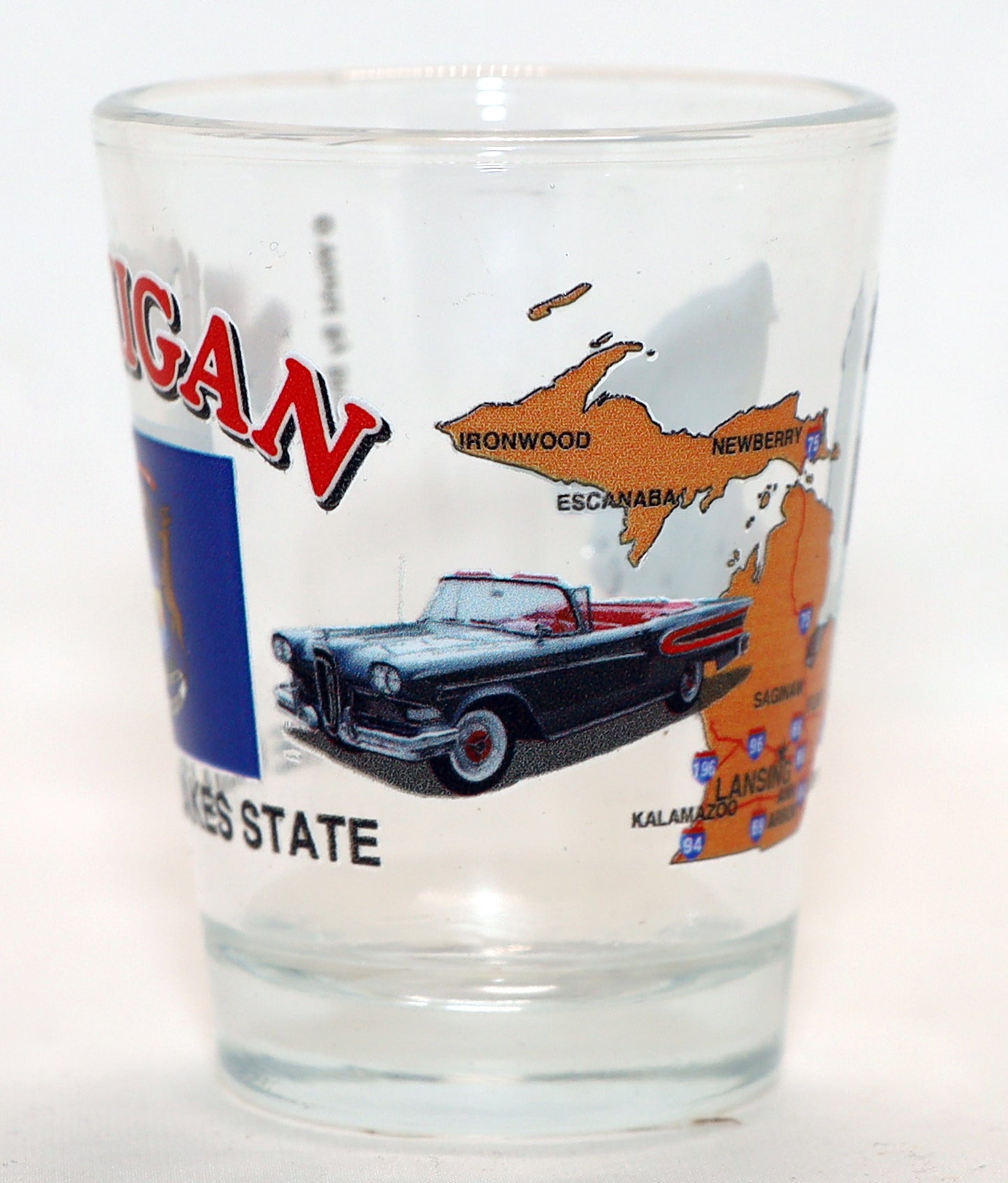 Michigan The Great Lakes State All-American Collection Shot Glass