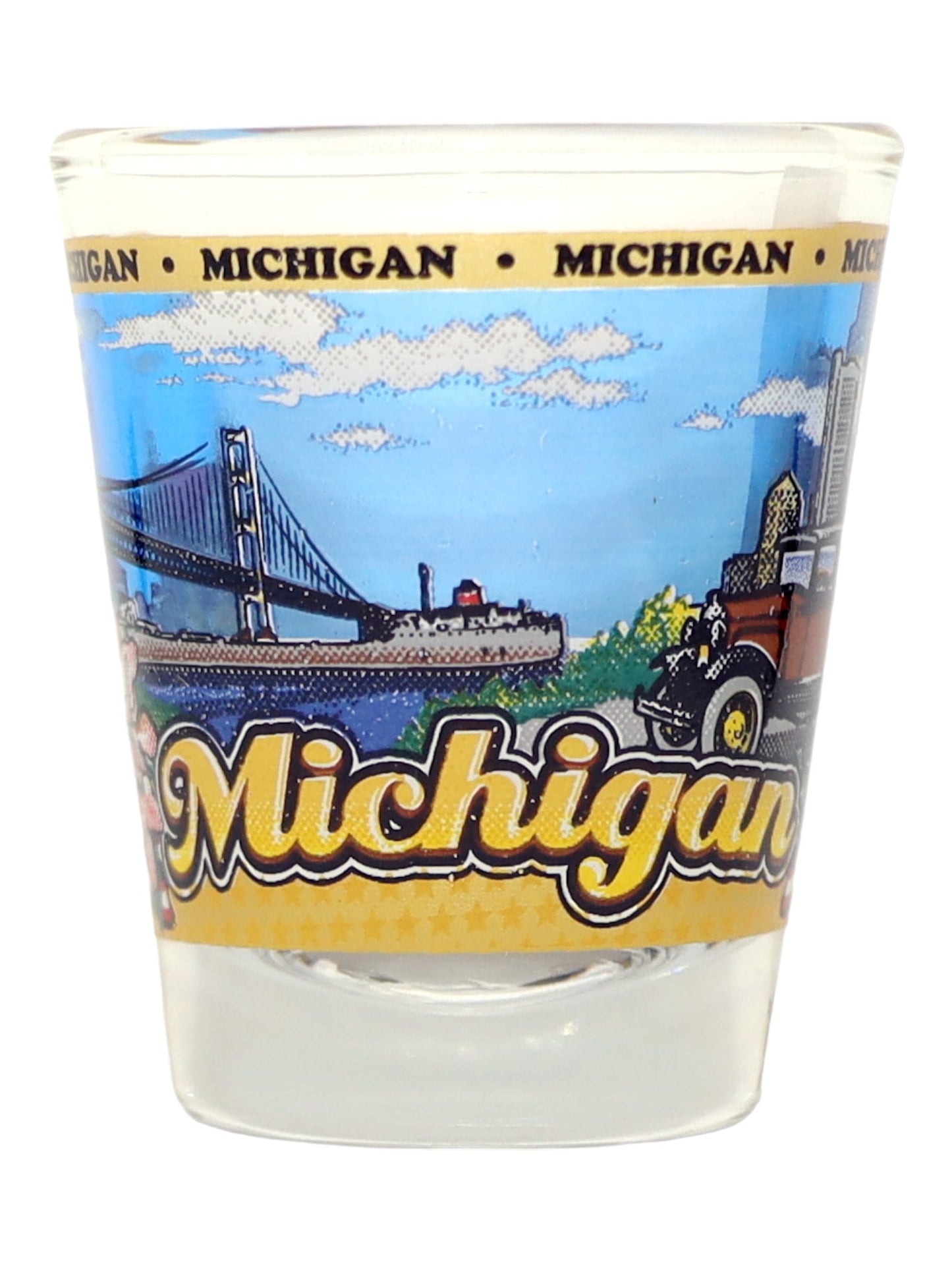 Michigan State Wraparound Shot Glass
