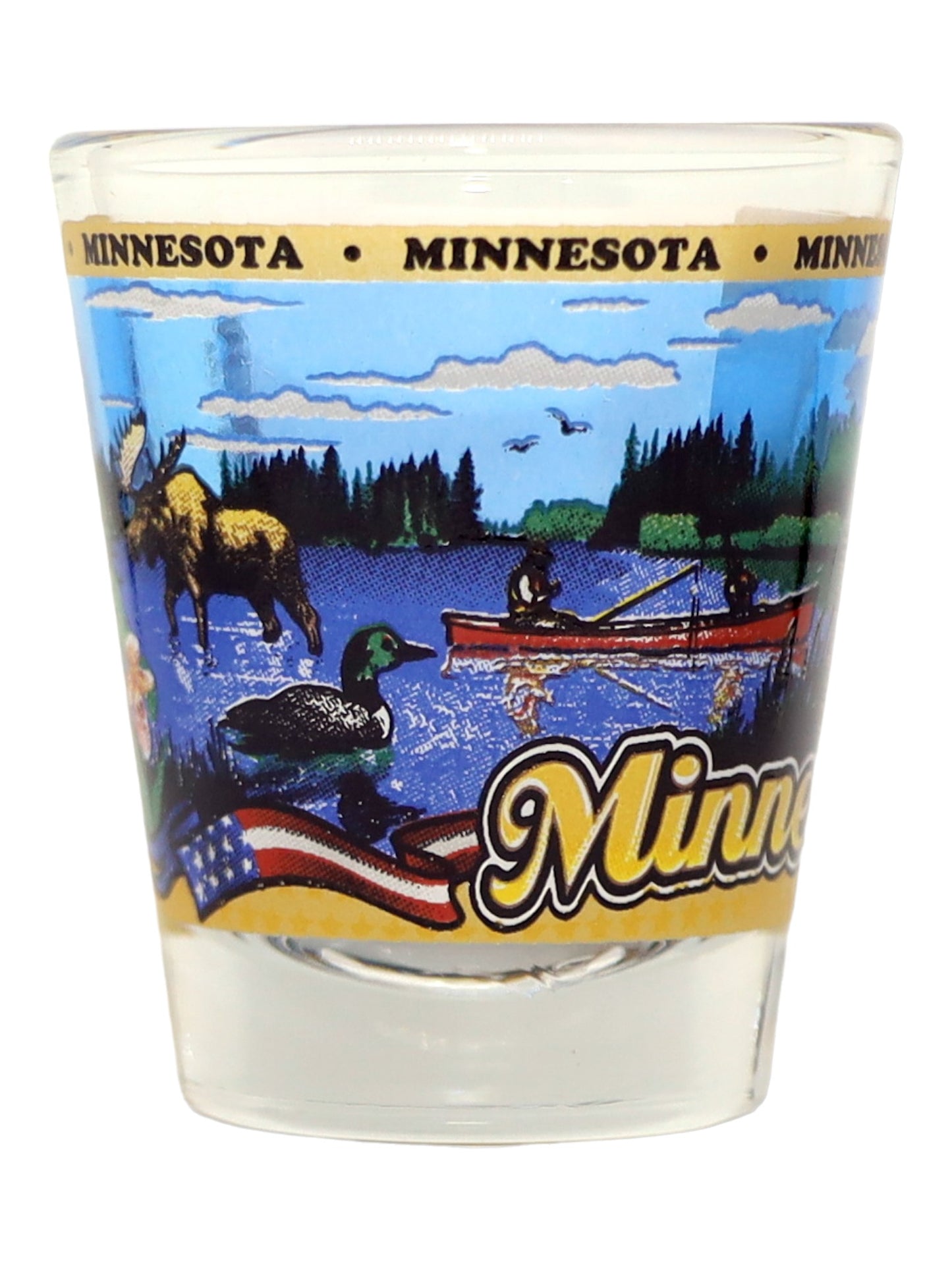 Minnesota State Wraparound Shot Glass