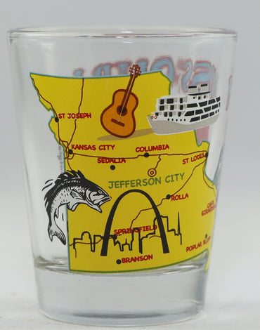 Missouri Show Me State All-American Collection Shot Glass