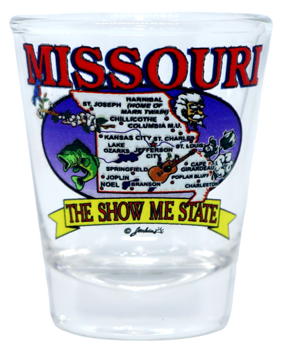 Missouri United States USA Souvenir Boxed Shot Glass Set (Set of 6)
