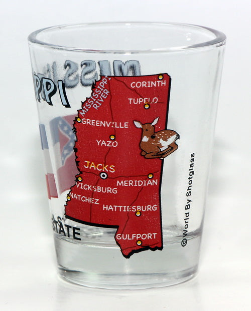 Mississippi The Magnolia State All-American Collection Shot Glass