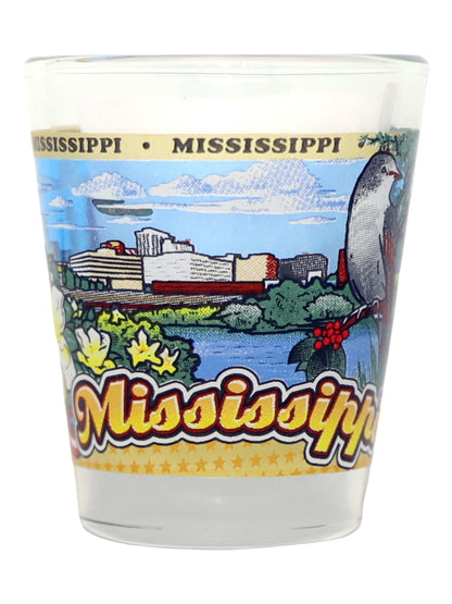 Mississippi United States USA Souvenir Boxed Shot Glass Set (Set of 6)