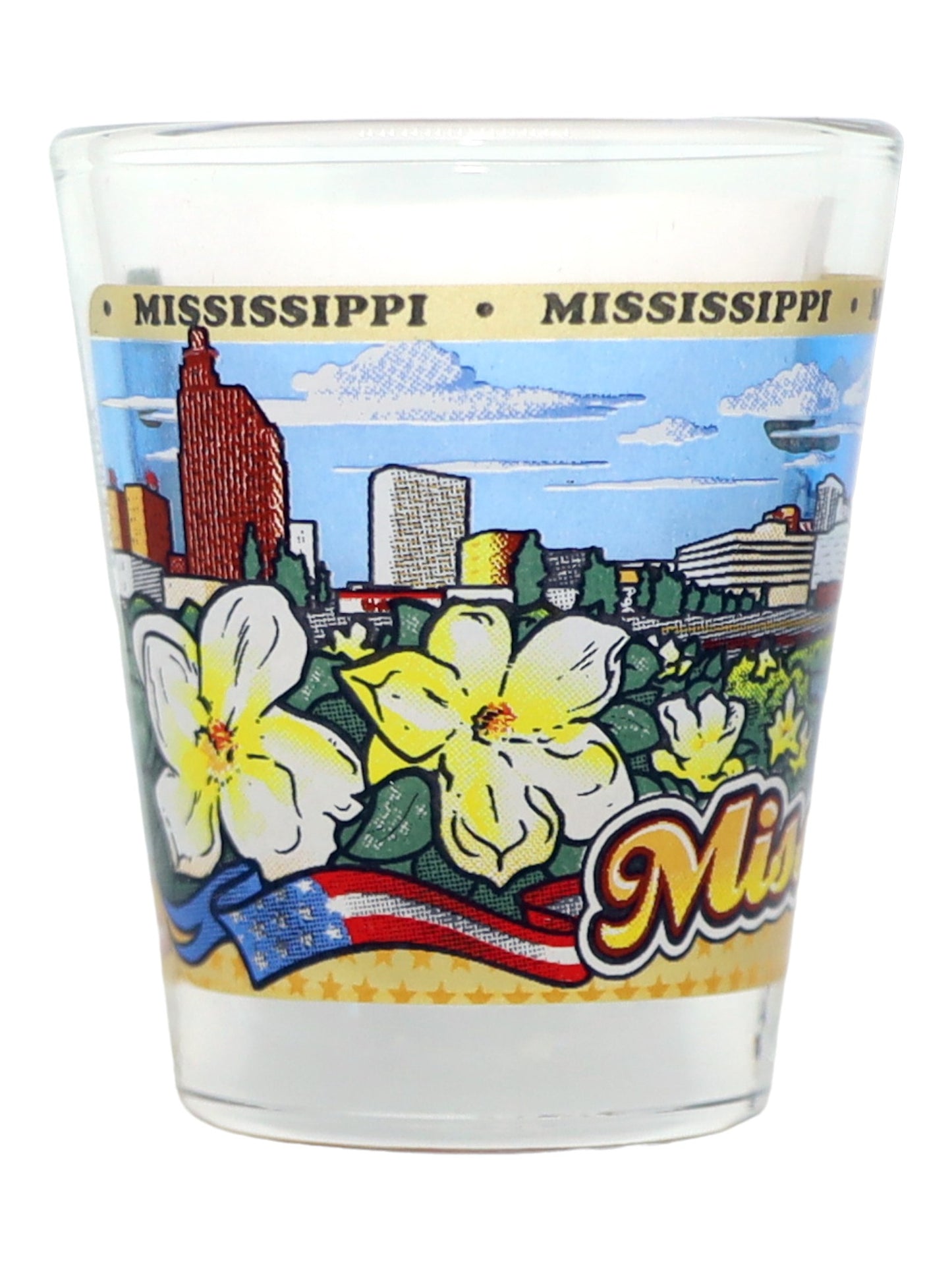 Mississippi State Wraparound Shot Glass