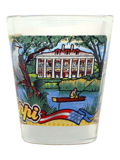 Mississippi State Wraparound Shot Glass