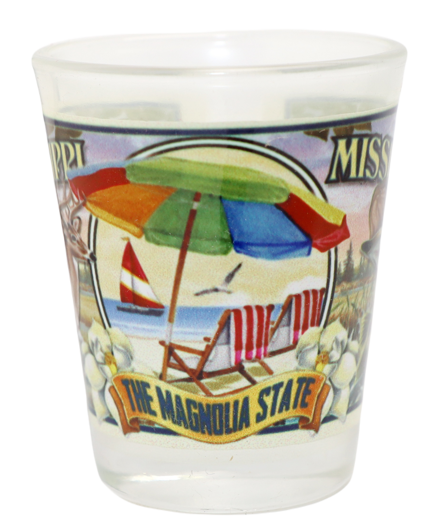 Mississippi State Mural Shot Glass