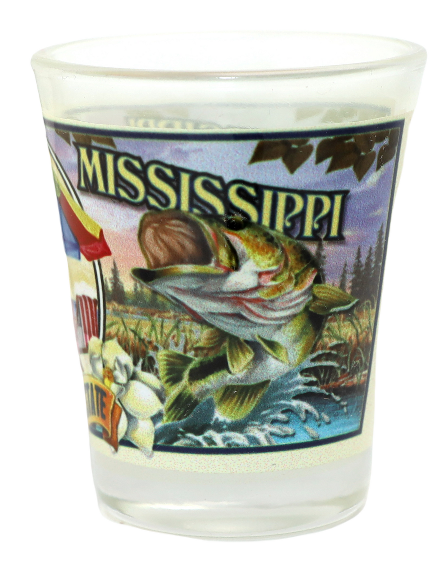 Mississippi State Mural Shot Glass