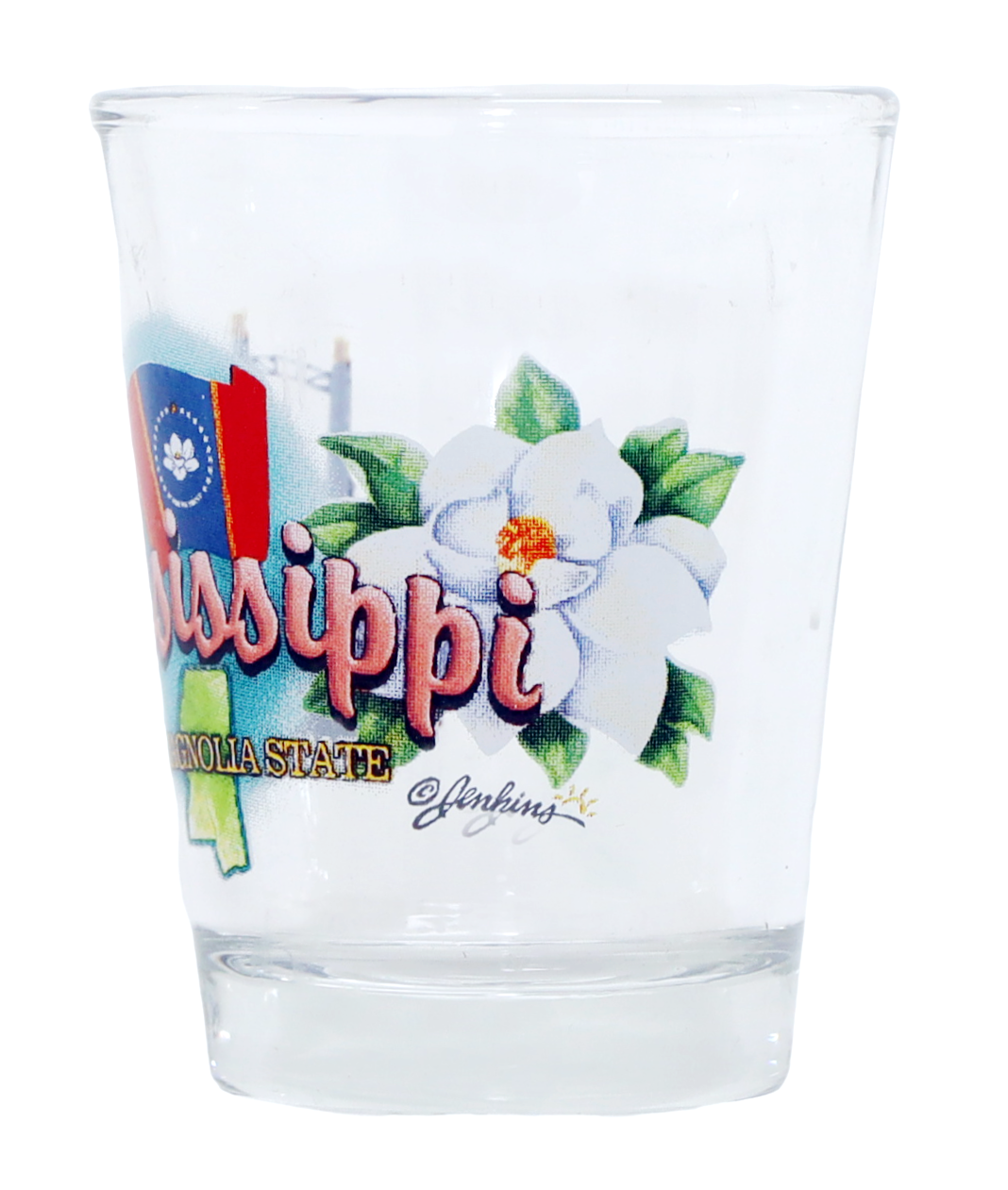 Mississippi Magnolia State Elements Shot Glass