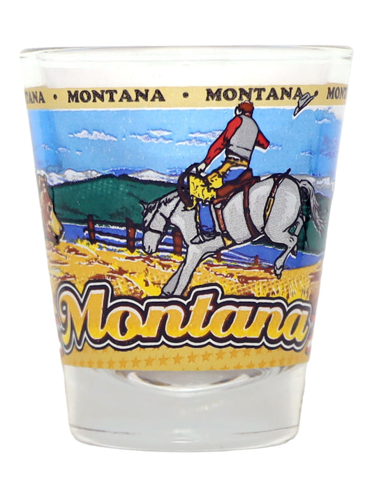 Montana State Wraparound Shot Glass