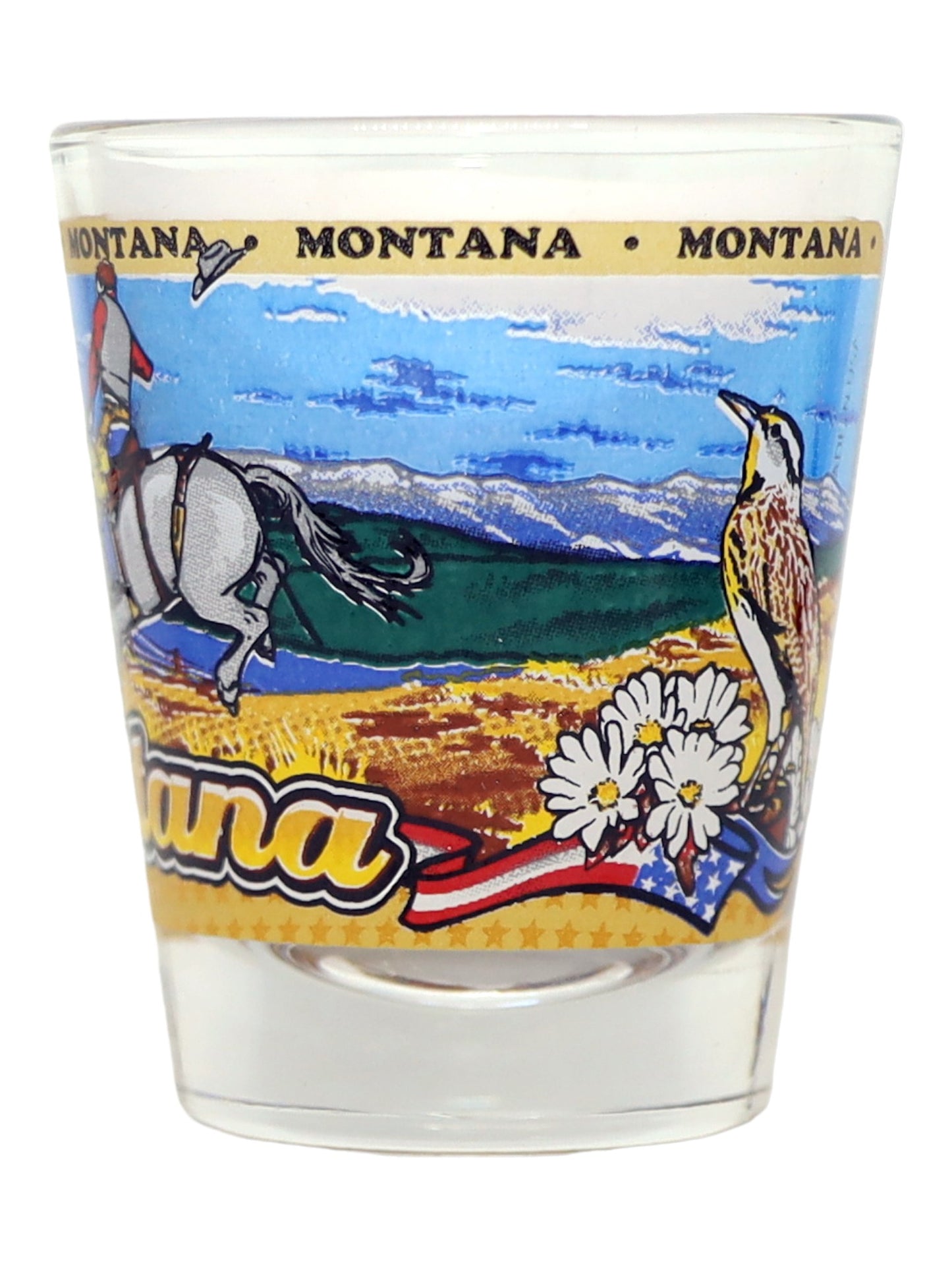 Montana State Wraparound Shot Glass