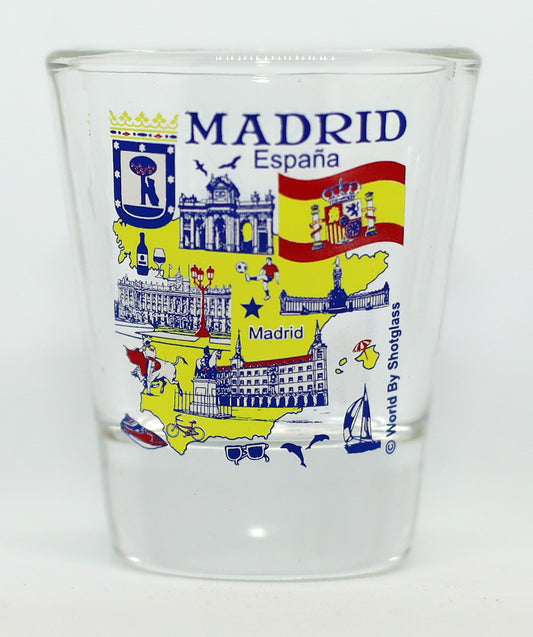 Madrid Spain Great Spanish Cities Collection Shot Glass