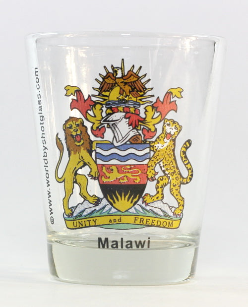 Malawi Coat Of Arms Shot Glass