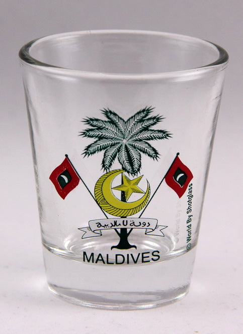 Maldives Coat Of Arms Shot Glass