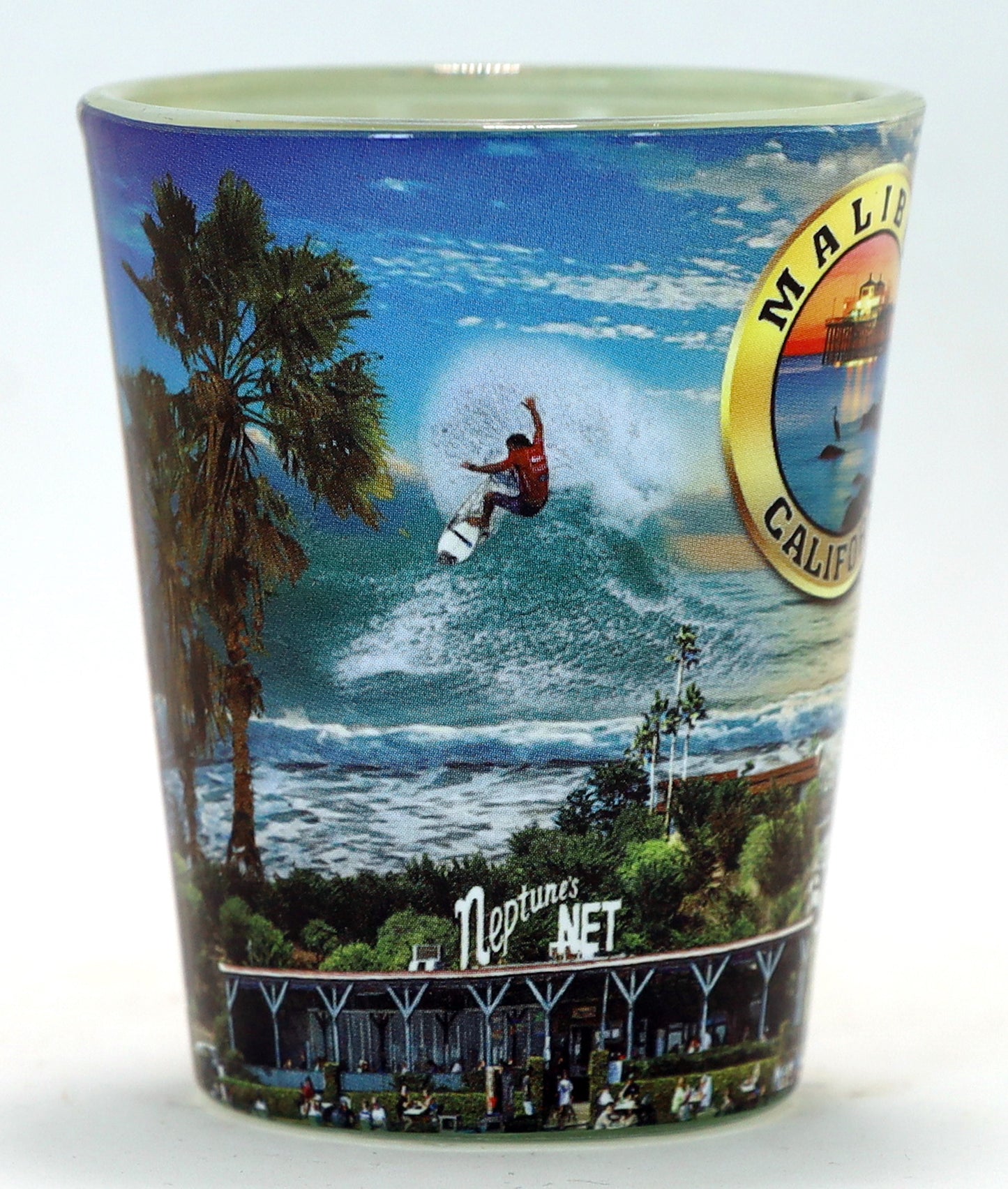 Malibu California Scenic Beauty Shot Glass