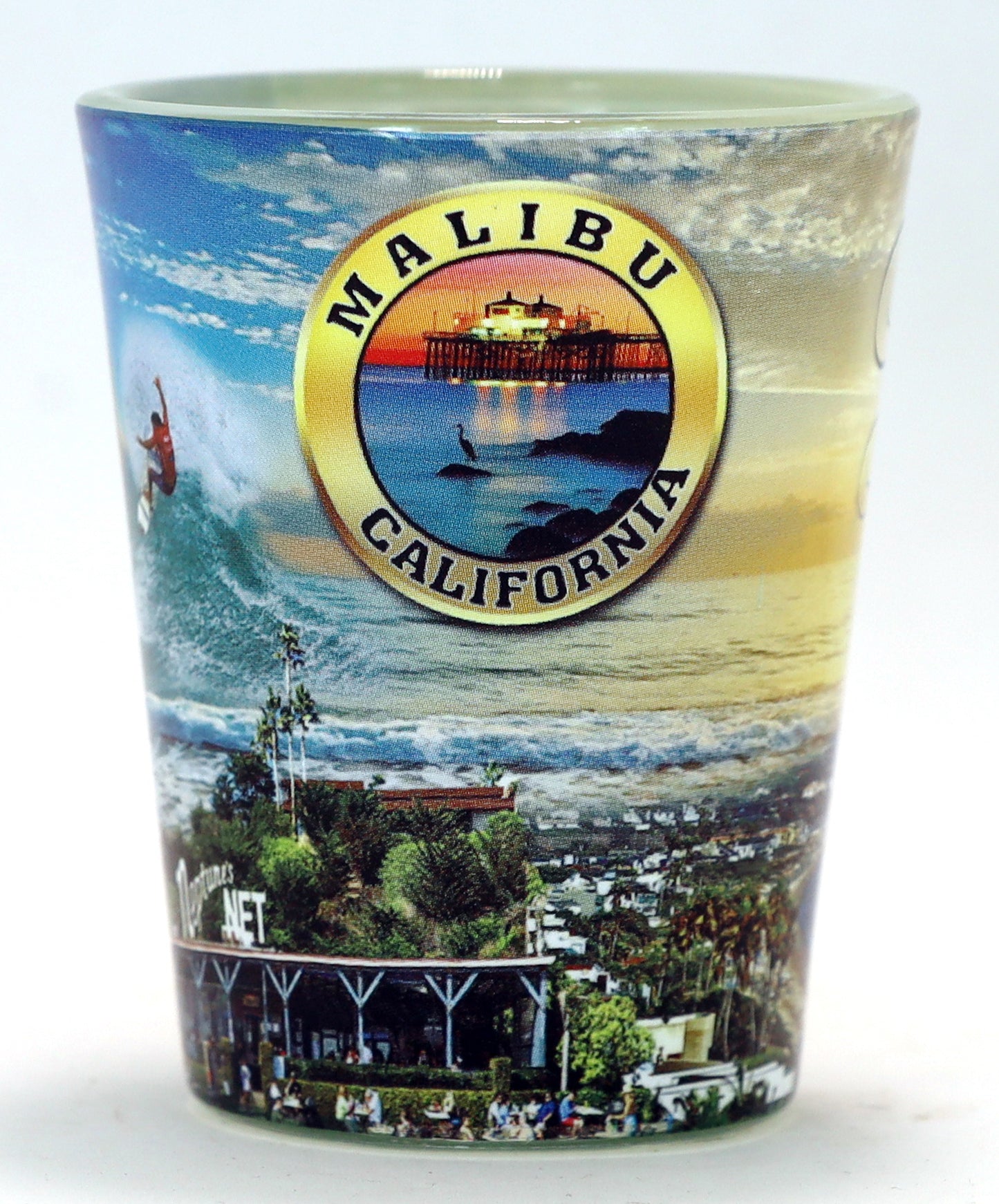 Malibu California Scenic Beauty Shot Glass