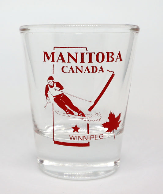 Manitoba Canada (3 in Series of 13) Shot Glass. Collect Them All!