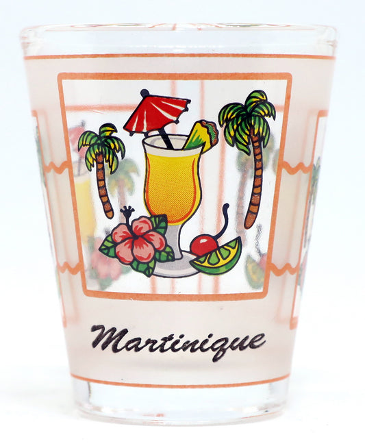 Martinique Tropical Drink Shot Glass