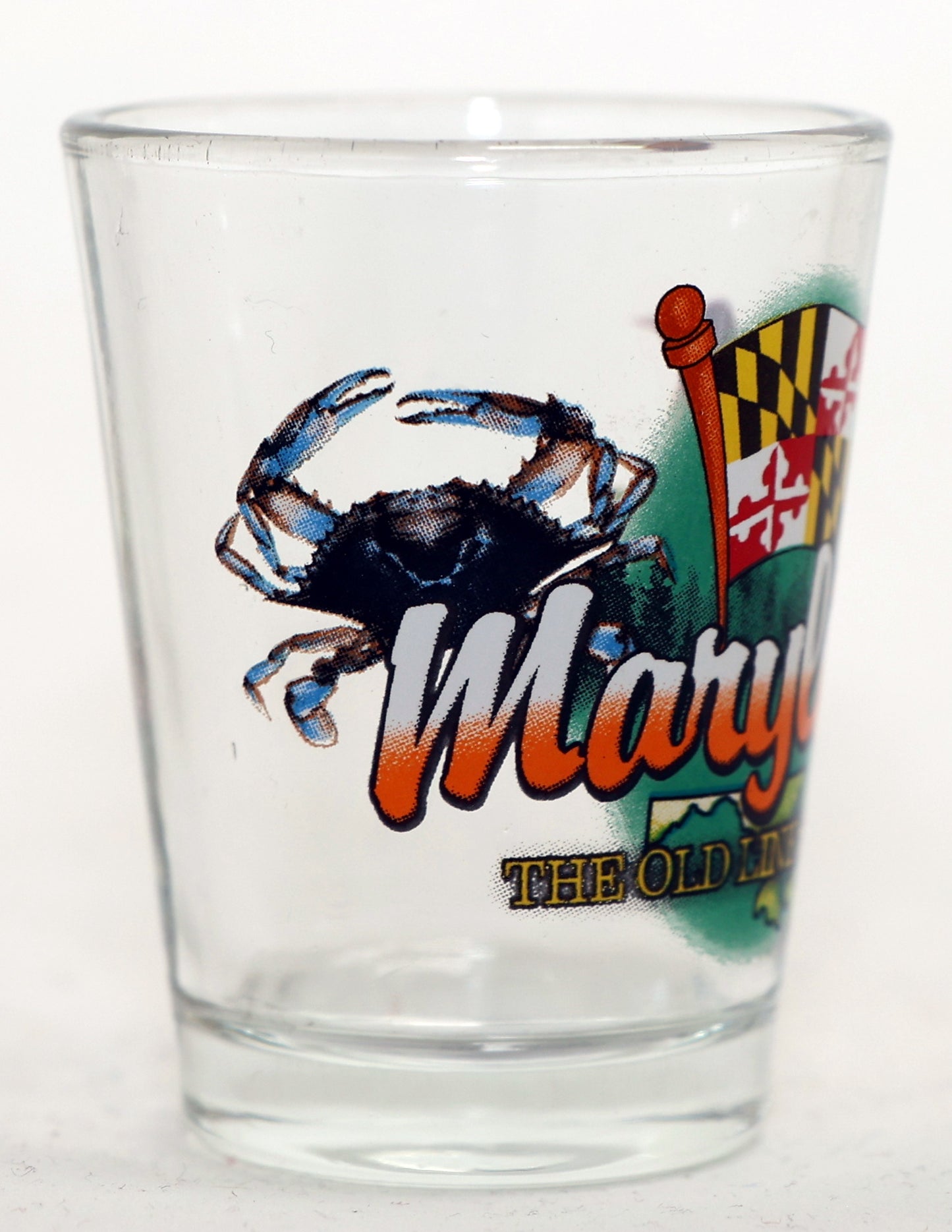 Maryland Old Line State Elements Shot Glass