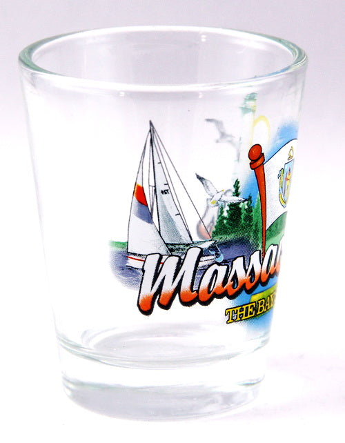 Massachusetts Bay State Elements Shot Glass