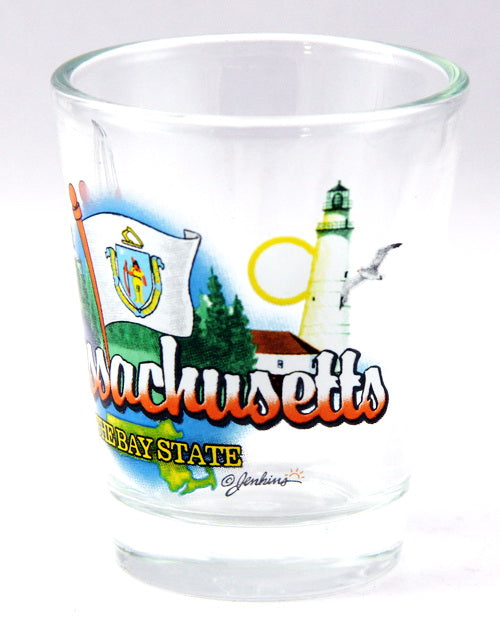 Massachusetts Bay State Elements Shot Glass