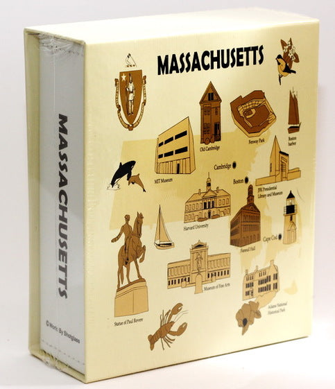 Massachusetts Embossed Photo Album 100 photos/4x6