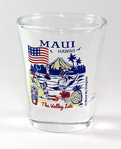 Maui Hawaii Great American Cities Collection Shot Glass