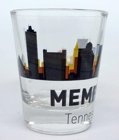 Memphis Tennessee Sunset Skyline Shot Glass