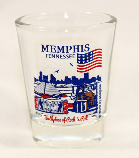 Memphis Tennessee Great American Cities Collection Shot Glass