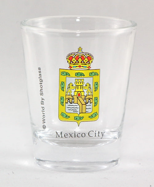 Mexico City Coat Of Arms Shot Glass