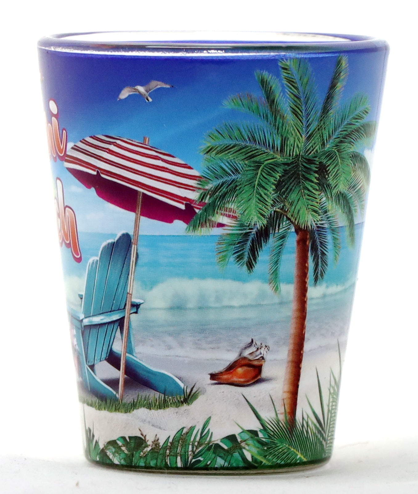 Miami Beach Florida Chairs In and Out Shot glass