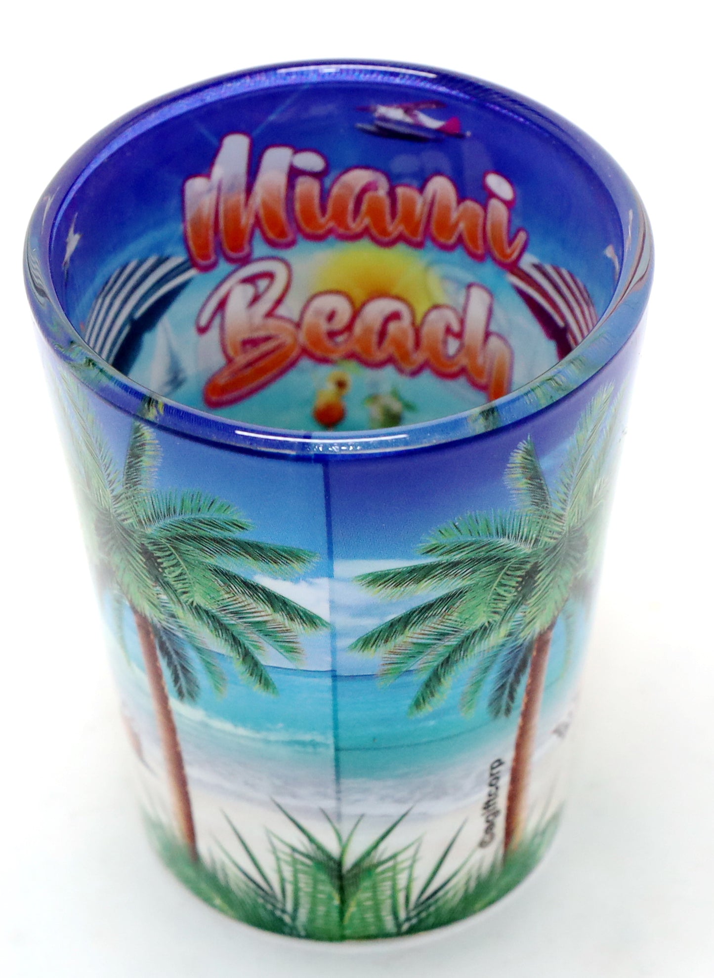 Miami Beach Florida Chairs In and Out Shot glass