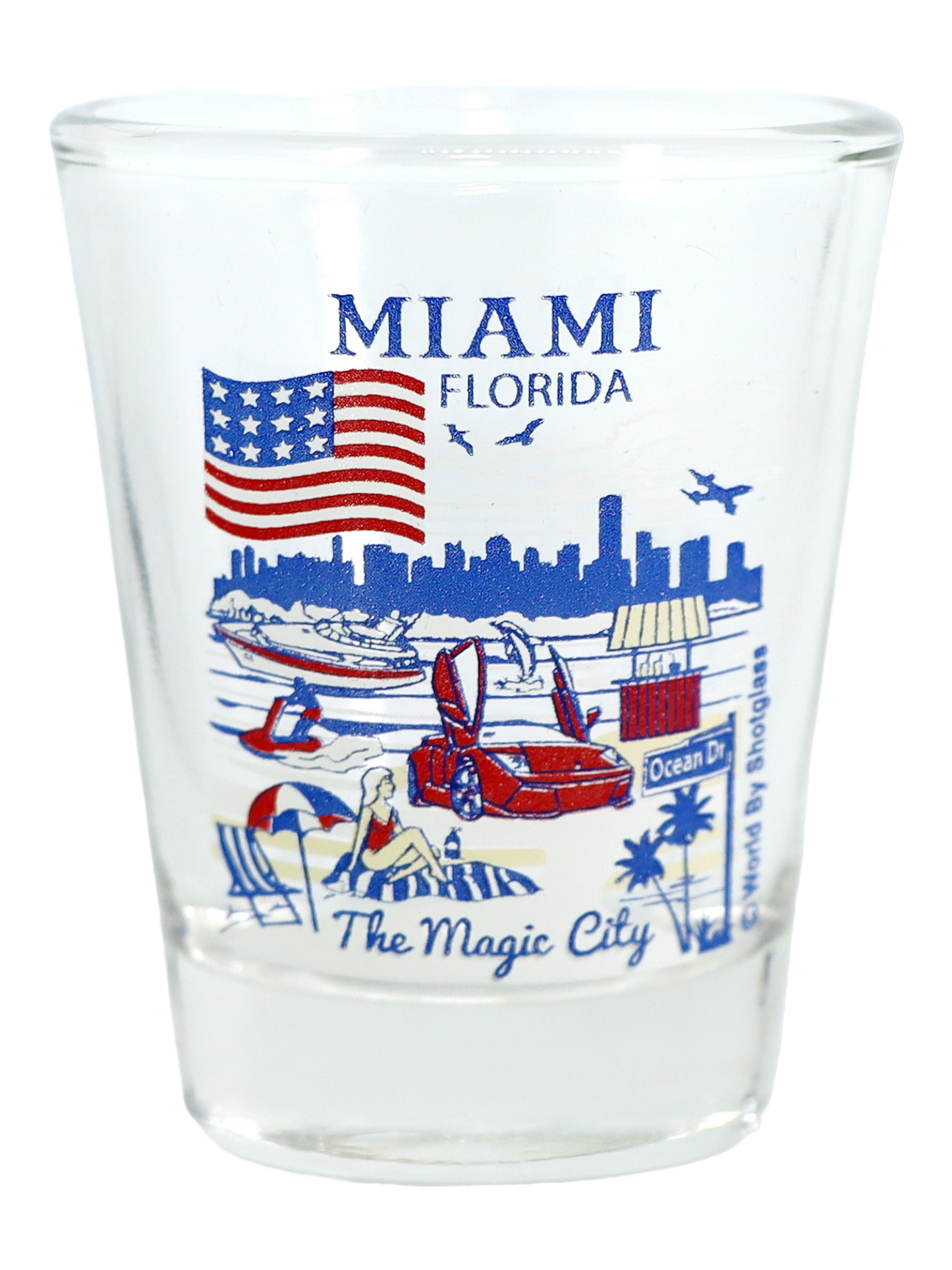 Miami Florida Great American Cities Collection Shot Glass