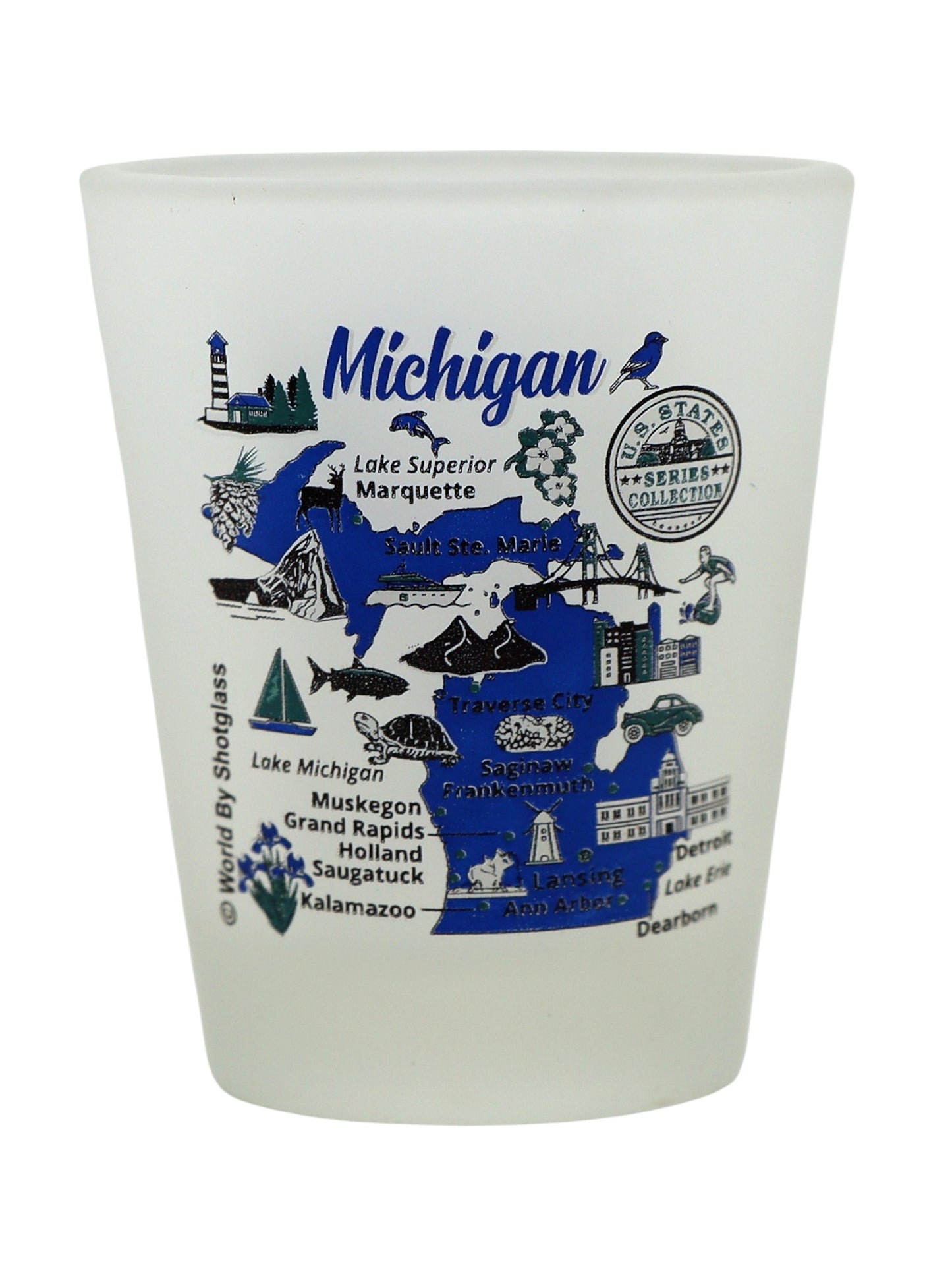 Michigan United States USA Souvenir Boxed Shot Glass Set (Set of 6)