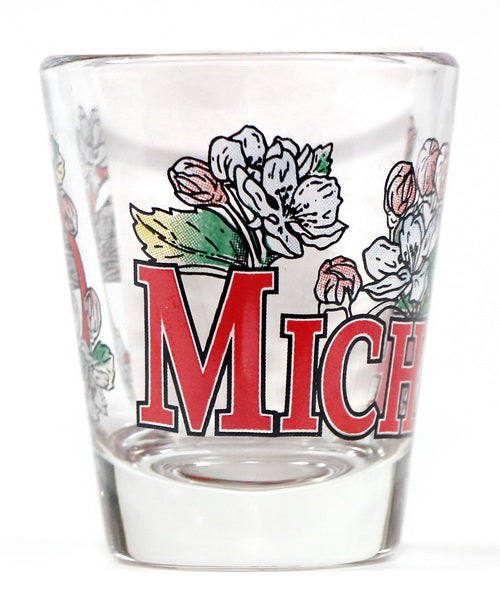 Michigan State Wraparound Classic Design Shot Glass