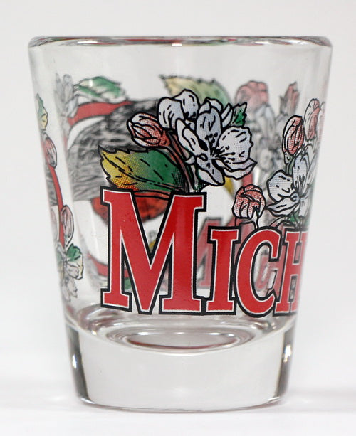 Michigan State Wraparound Classic Design Shot Glass