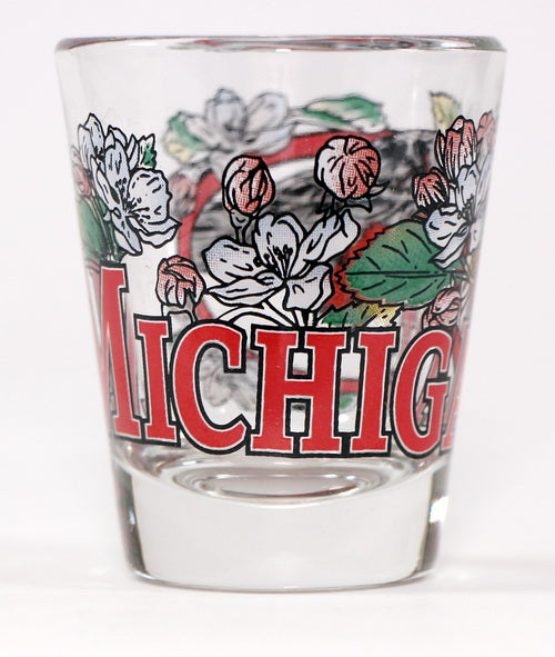 Michigan State Wraparound Classic Design Shot Glass