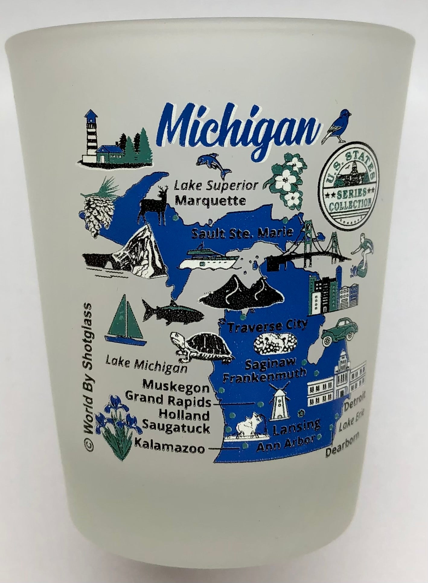 Michigan US States Series Collection Shot Glass